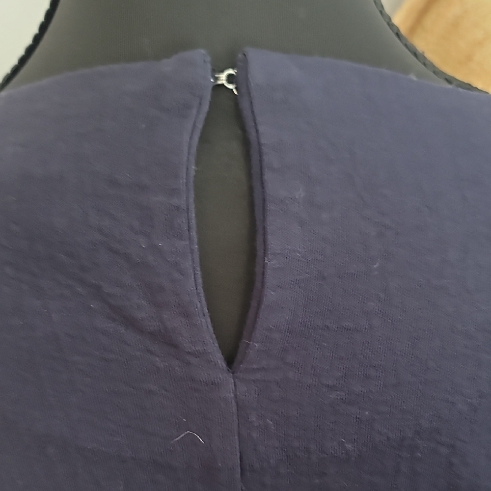 J. Crew Elegant Navy Long Sleeve Dress - Picture 8 of 11
